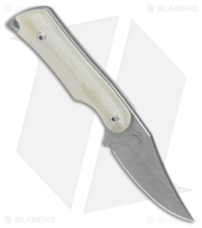 Mercury Kali Clip Point Mini Fixed Blade Knife Natural G10 (2.25" SW)