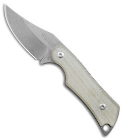 Mercury Kali Clip Point Mini Fixed Blade Knife Natural G10 (2.25" SW)