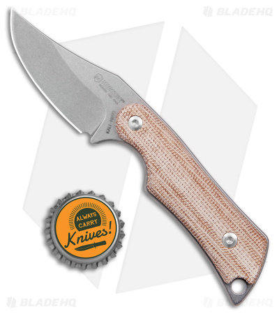 Mercury Kali Clip Point Mini Fixed Blade Knife Natural Micarta (2.25" SW)