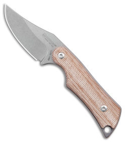 Mercury Kali Clip Point Mini Fixed Blade Knife Natural Micarta (2.25" SW)