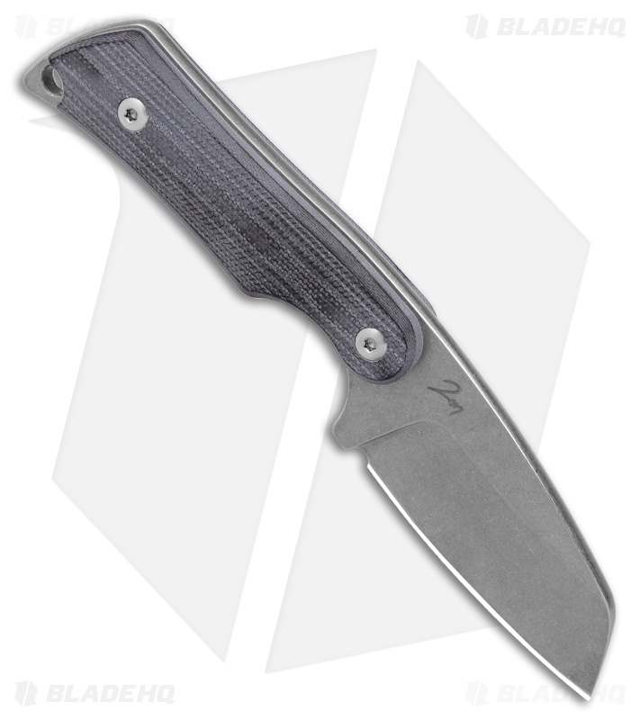 Mercury Kali Sheepsfoot Mini Fixed Blade Knife Black G-10 (2.50" SW)