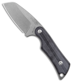 Mercury Kali Sheepsfoot Mini Fixed Blade Knife Black G-10 (2.50" SW)