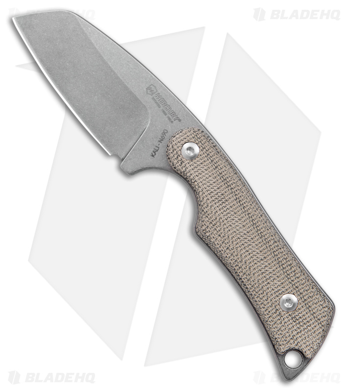 mm3 sce キラカイ Mercury Kali Sheepsfoot Mini Knife Green Micarta - Blade HQ