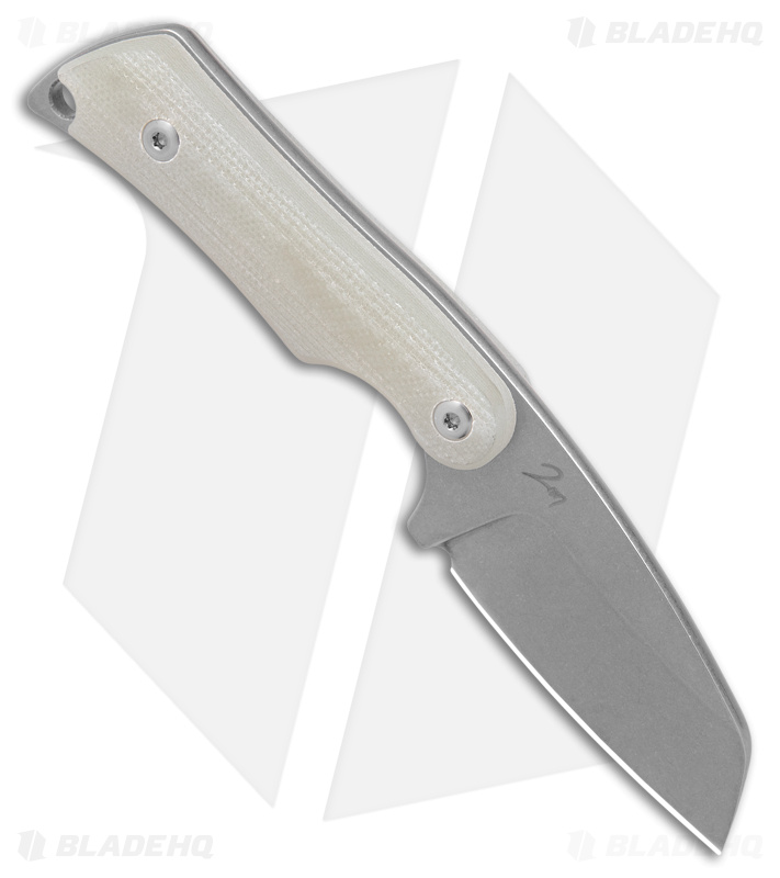Mercury Kali Sheepsfoot Mini Fixed Blade Knife Natural G-10 (2.5" SW)