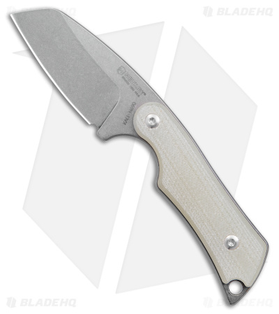 Mercury Kali Sheepsfoot Mini Fixed Blade Knife Natural G-10 (2.5" SW)