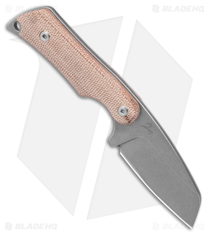 Mercury Kali Sheepsfoot Mini Fixed Blade Knife Natural Micarta (2.5" SW)