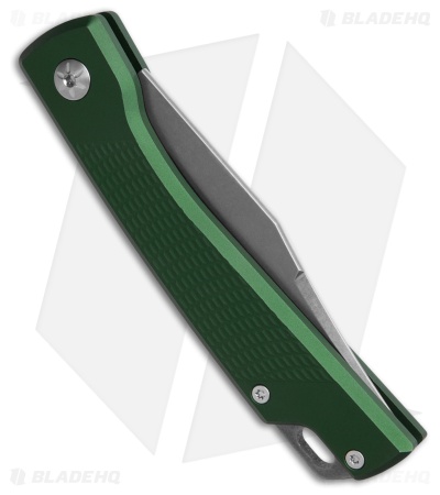 Mercury LUC Slip Joint Knife Green Aluminum (3.2" SW)