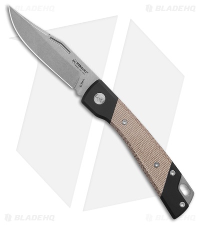 Mercury LUC Slip Joint Knife Natural Canvas Micarta/Aluminum (2.2" SW)