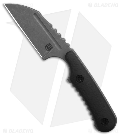 Lionhearted Bladeworks Micro Hunter Wharncliffe Knife Black G-10 (2.25" SW)