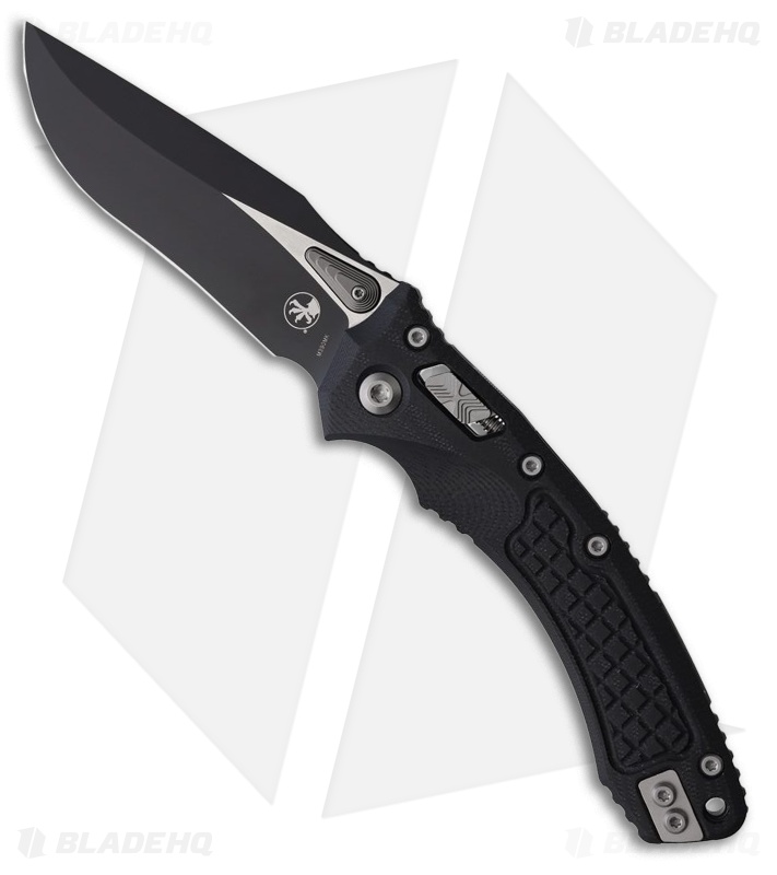 Microtech Amphibian Ram-Lok Knife Frag Black G-10 (3.9" Black)
