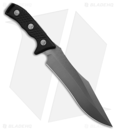 Microtech Arbiter Fixed Blade Knife Black (8.75" Stonewash) 104-10