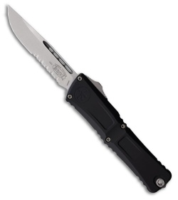 Microtech Combat Troodon Gen III S/E OTF Automatic Knife Black Al (4" SW Serr)