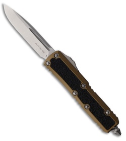 Microtech Daytona S/E OTF Automatic Knife Tan Aluminum (3" SW)