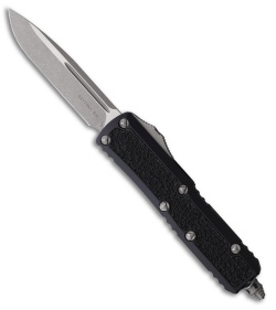 Microtech Daytona S/E OTF Automatic Knife Black Aluminum (3" Apocalyptic)