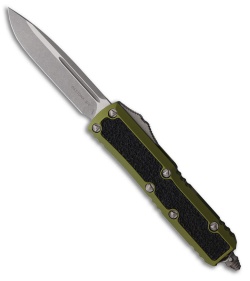 Microtech Daytona S/E OTF Knife Black/Green Aluminum (3" Apocalyptic)