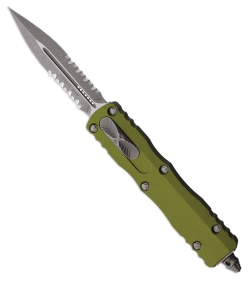 Microtech Dirac D/E OTF Automatic Knife OD Green (2.9" Apocalyptic Serr)