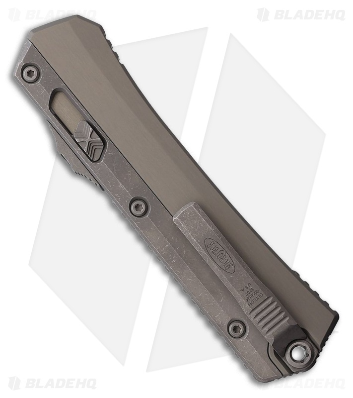 Microtech Glykon T/E OTF Knife Gray Al/Ti (3.75