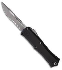 Microtech Hera II Mini S/E OTF Automatic Knife Black Al (2.9" Apoc Serr)