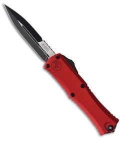 Microtech Hera II Mini 30th Anniversary Bayonet OTF Knife Red Al (2.9" Black)