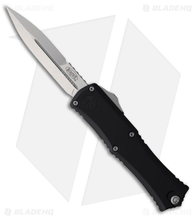 Microtech Hera II Mini Bayonet OTF Automatic Knife Black Aluminum (2.9" SW)