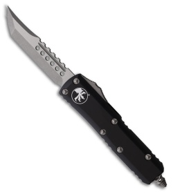 Microtech UTX-85 Hellhound OTF Automatic Knife Black Aluminum (3.1" Apocalyptic)