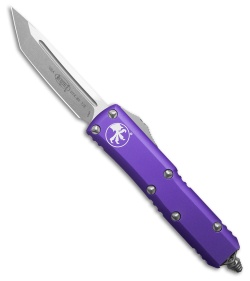 Microtech UTX-85 T/E OTF Automatic Knife Purple Aluminum (3.1" Stonewash)