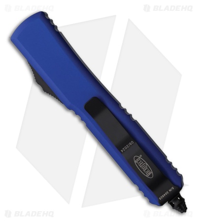 Microtech Ultratech S/E OTF Knife Navy Blue Al Black