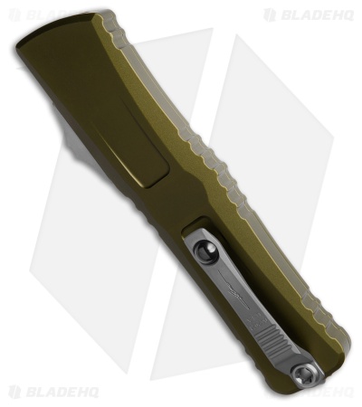 Microtech Combat Troodon Interceptor Gen III SS OD Green Aluminum (4" Stonewash)