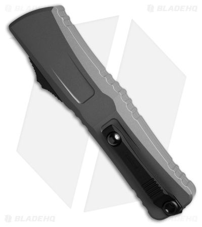 Microtech Combat Troodon Gen III S/E OTF Knife Natural Clear (4" Two-Tone Serr)