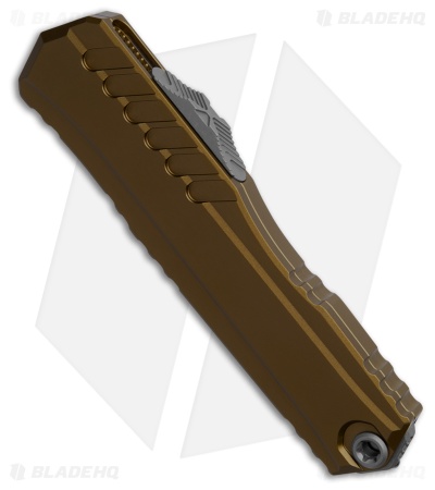 Microtech Cypher II S/E OTF Automatic Knife OD Green Aluminum (3.5" Apocalyptic)