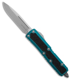 Microtech Daytona S/E OTF Automatic Knife Blue Al + 3M Inlay (3" Stonewash)