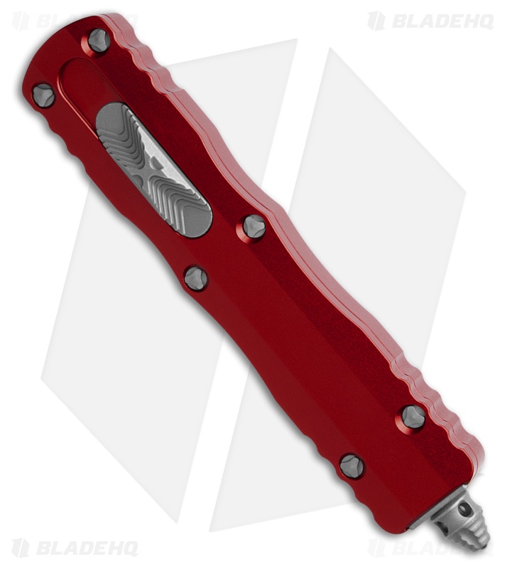 Microtech Dirac D/E OTF Automatic Knife Red Aluminum (2.9" Apocalyptic)