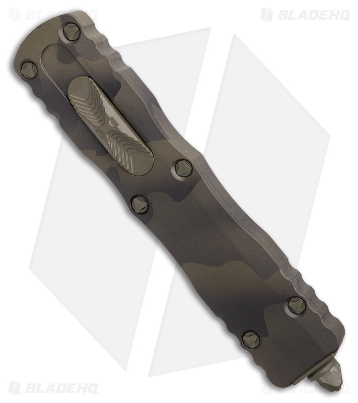 Microtech Dirac D/E Signature Series OTF Automatic Knife Olive Camo (2.88" Camo)