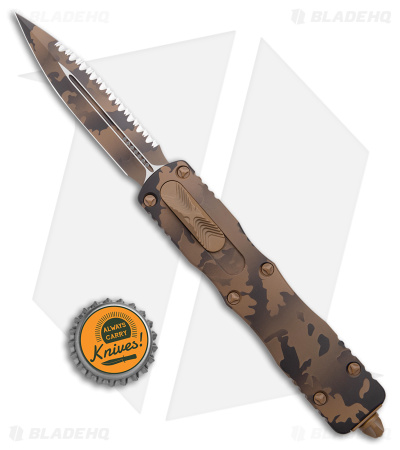 Microtech Dirac Delta D/E OTF Auto Knife Coyote Camo Alum (3.9" Camo)  227-3CCS