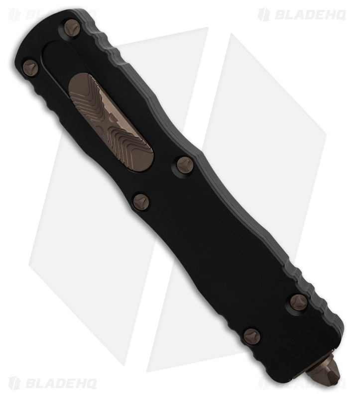 Microtech Dirac Delta Knife Black (Apoc Bronze) - Blade HQ