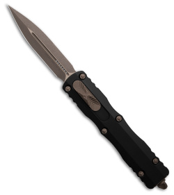 Microtech Dirac Delta  D/E OTF Automatic Knife Black  (3.75" Apocalyptic Bronze)