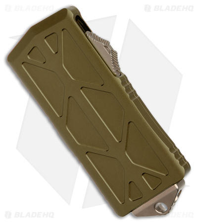 Microtech Exocet Dagger CA Legal OTF Automatic Knife OD Green  (1.9" Bronze)