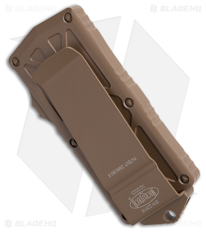 Microtech Exocet Dagger CA Legal OTF Automatic Knife Tan (1.9" Tan)