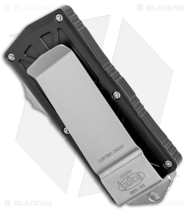 Microtech Exocet Dagger OTF Automatic Knife Black (1.9" SW Fully Serr) 157-12