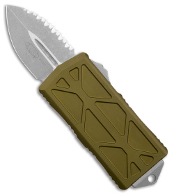 Microtech Exocet Dagger CA Legal OTF Auto Knife OD Green (1.9" Apocalyptic FS)