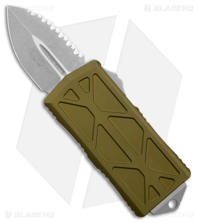 Microtech Exocet Dagger CA Legal OTF Auto Knife OD Green (1.9" Apocalyptic FS)