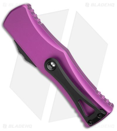 Microtech Hera D/E Auto Knife Violet Aluminum (3" Black Serr)