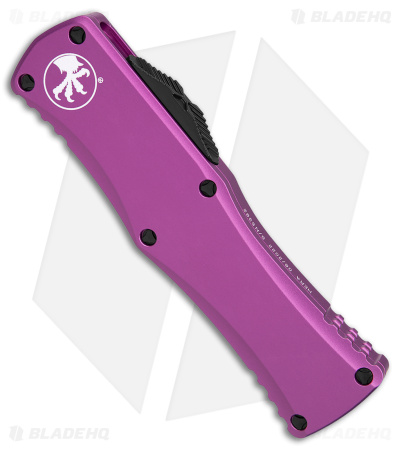 Microtech Hera D/E Auto Knife Violet Aluminum (3" Black Serr)