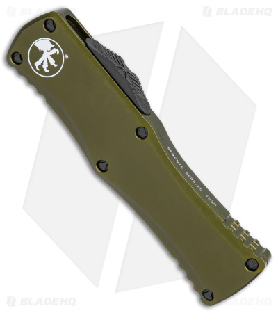 Microtech Hera D/E Automatic Knife Dagger OD Green Aluminum (3" Black)