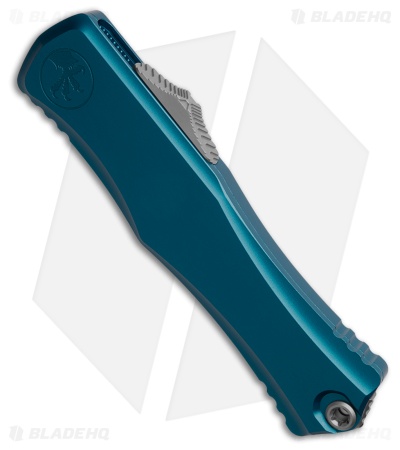 Microtech Hera II D/E OTF Automatic Knife Blue Aluminum (4" Stonewash)