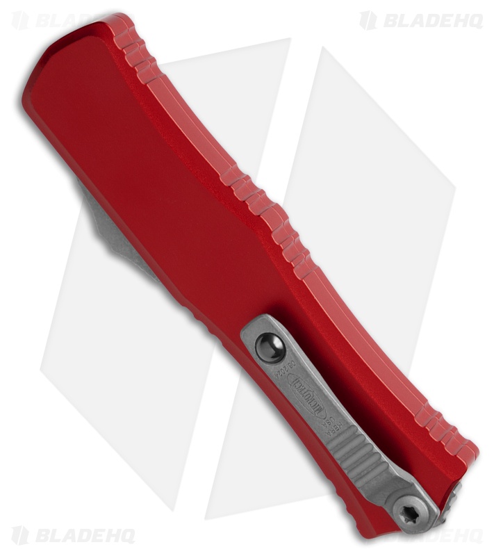 Microtech Hera II Mini D/E OTF Knife Red Al Apoc