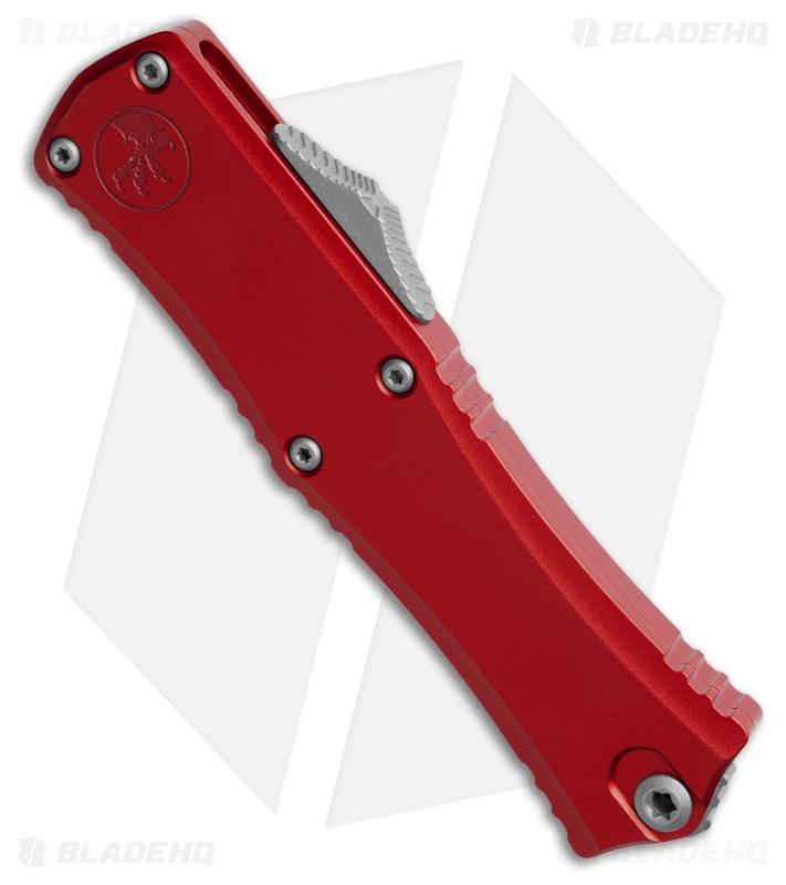 Microtech Hera II Mini D/E OTF Automatic Knife Red Aluminum (2.9" Apoc)