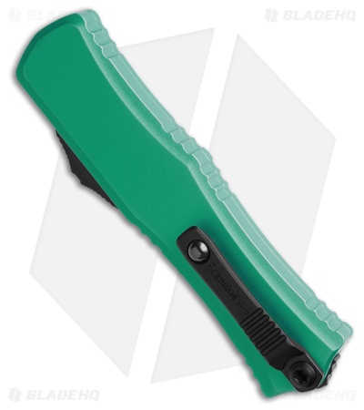 Microtech Hera II Mini D/E OTF Automatic Knife Turquoise Aluminum (2.9" Black)