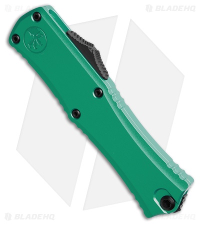 Microtech Hera II Mini D/E OTF Automatic Knife Turquoise Aluminum (2.9" Black)