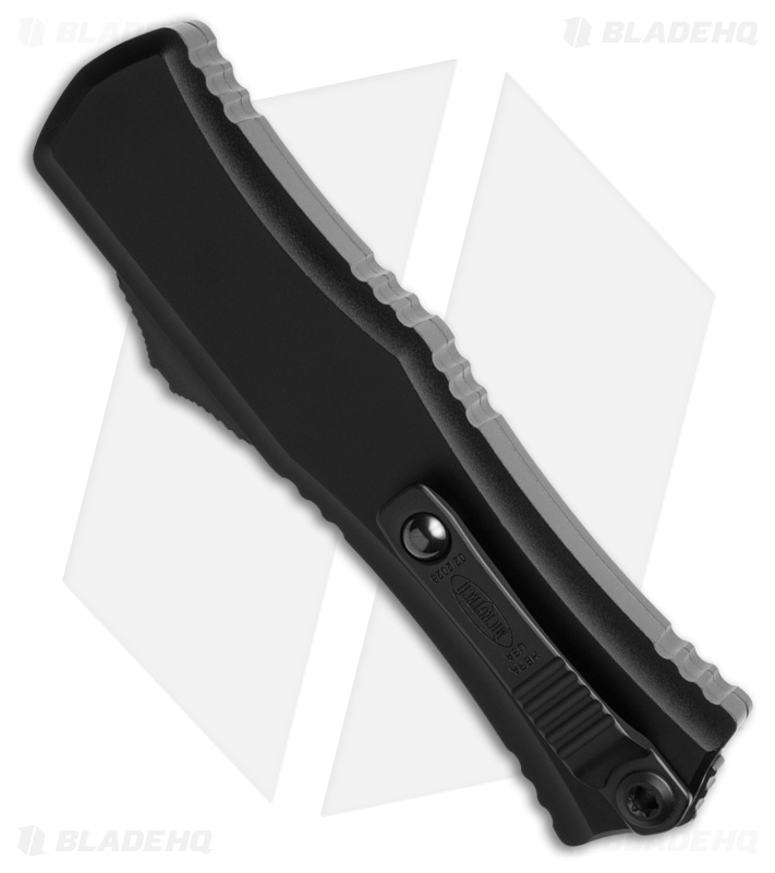 Microtech Hera II Mini Bayonet OTF Automatic Knife Black Aluminum (3" Black)